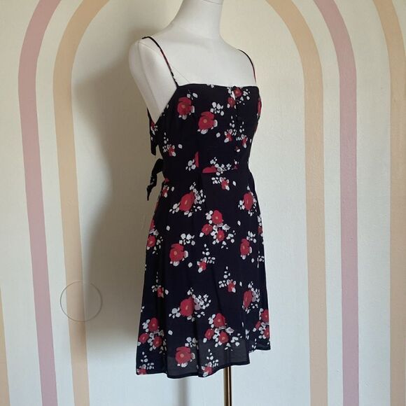 Free People Red & Black Qt Mini Dress Size Small - Picture 7 of 16